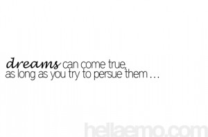 quotes about dreams coming true