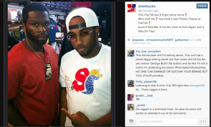 The 50 Cent and Slowbucks situation is still boiling with the two of ...