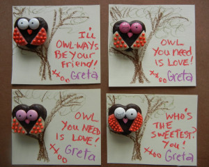 owl valentines....!