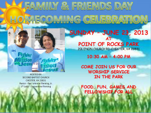 Family and Friends Day Clip Art for Church