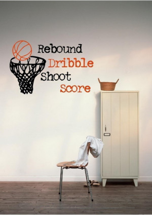 Best Quotes Basketball Wallpapers Murals for Kids Bedroom Wall ...