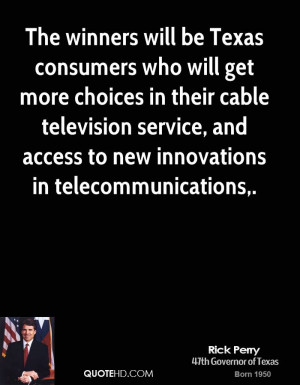 ... cable television service, and access to new innovations in