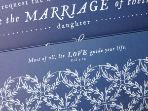 Start the wedding invitation with a quote or lyrics from you favorite ...