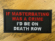 If mast***** was a crime Funny Sayings Motorcycle Outlaw Vest Biker ...