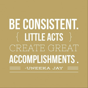 have trouble being consistent with sticking to my goals sometimes! # ...
