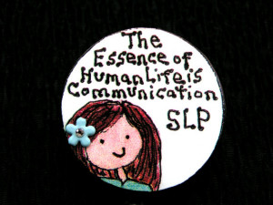 Retractable ID Badge Holder For Speech And Language Pathologist ...
