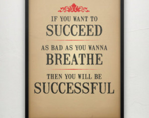 ... successful - Motivational poster - Eric Thomas quote Eric Thomas print