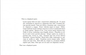 Label block quote like displayed equation [duplicate]