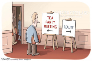 have always considered the Tea Party to be a little suspicious ...