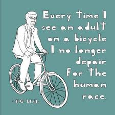 Every time I see an adult on a bicycle, I no longer despair for ...