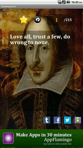 View bigger - Best Shakespeare Quotes for Android screenshot