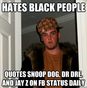 hates black people quotes snoop dog dr dre and jay z on fb - Scumbag ...