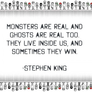 stephen king # quotes # monsters