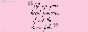 Princess Quotes for Girls Timeline Profile Cover for Facebook