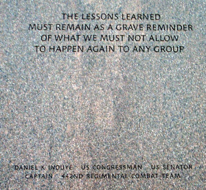 quote by Medal of Honor recipient Sen. Daniel K. Inouye who served ...