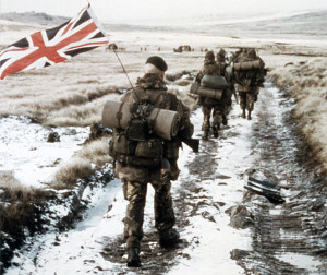 ... . Need we say more about the men who yomped across the Falklands