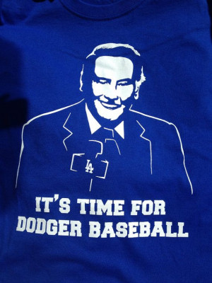 Vin Scully It’s time for Dodger Baseballlos angeles dodgers