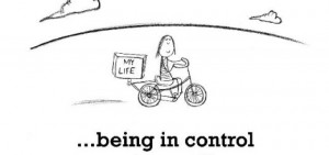 Happiness is, being in control of your life.