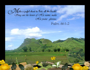 Psalm 66:1-2