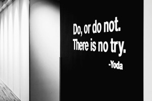 Yoda quote.