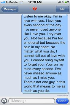 have a guy I want to say this to but I'm scared of what he would say ...