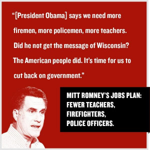 Mitt Romney huh? Yeah... let's cut out the middle class workers even ...