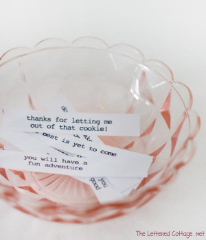 Paper Fortune Cookie | The Lettered Cottage