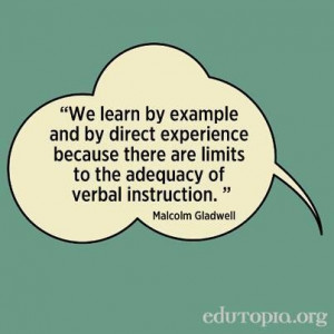 Learning by experience and example