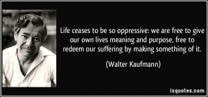 Meaning And Purpose Life