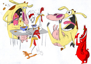 Cow And Chicken Grizzlydude