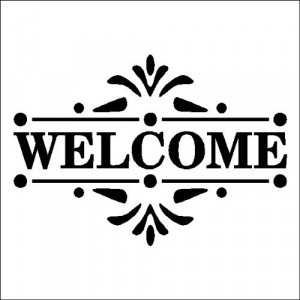 Welcome..Entryway Family Wall Words Quotes Lettering