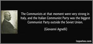 ... Communist Party was the biggest Communist Party outside the Soviet
