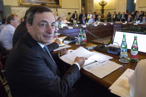 Mario Draghi presidente della Banca centrale europea Bce