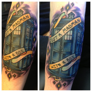Doctor Who tattoo that I got today - 