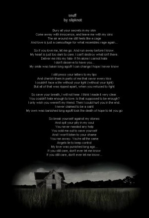 snuff by slipknot Image