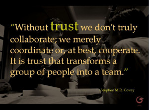 ... you can't get people to work together? #leadership #trust #teamwork