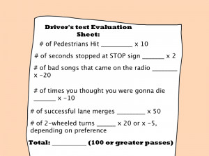 failed my drivers test driving quote