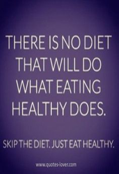 Diets are temporary, health is forever More
