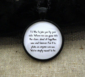... Before Christmas Jack Skellington Quote Necklace (Black, 18 inches
