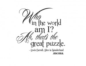 black hole. One thing is for sure, curiosity lead Alice to Wonderland ...