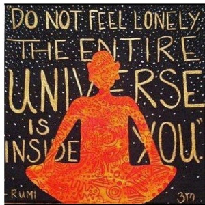 The entire universe is inside you.