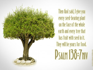 Psalm 138:7 – Tree Of Life Papel de Parede Imagem