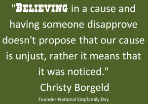 National Stepfamily Day Foundation Quote. National Stepfamily Day is ...