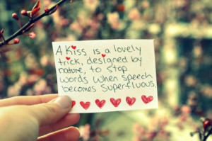 Romantic Kissing Quotes and Sayings