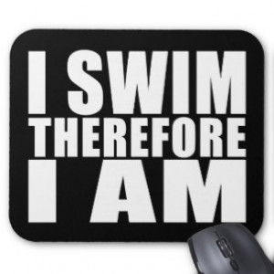 Funny Swimmers Quotes Jokes Swim Therefore Stickers