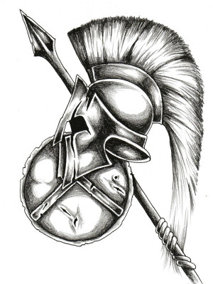 Spartan Tattoo Design by Almigh-T