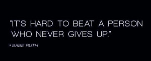 will NEVER give up!!!!!