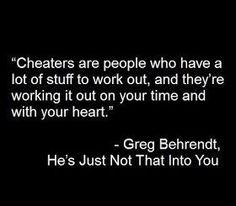 cheaters yep she did this to him cheater