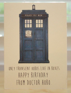 Doctor Who Birthday card - Tardis - Dr Who - geeky - party - awesome ...