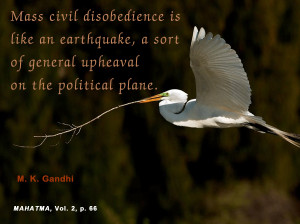 Mahatma Gandhi Quotes on Civil Disobedience